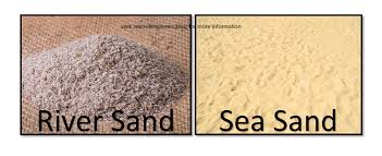 sea and river sand
